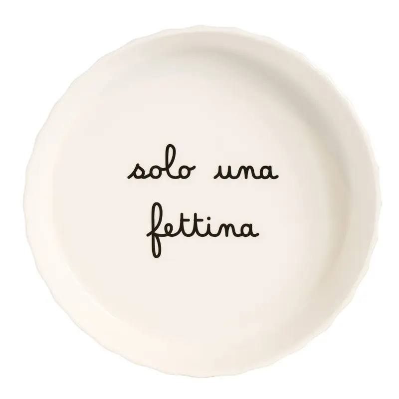 Simple Day - Tortiera in grès Ø26 cm con decoro