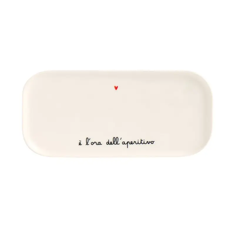 Simple Day – Vassoio rettangolare 31,8×15 cm con scritte