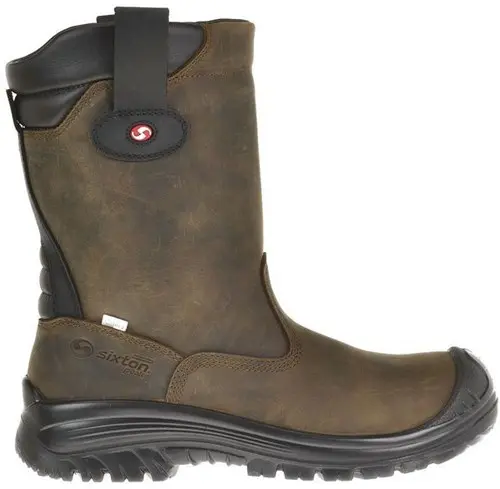 Sixton peak 81411-07 ranch laars hdry hoog s3 + kn gevoerd | bruin zwart | maat 45 - 00.091.126.45
