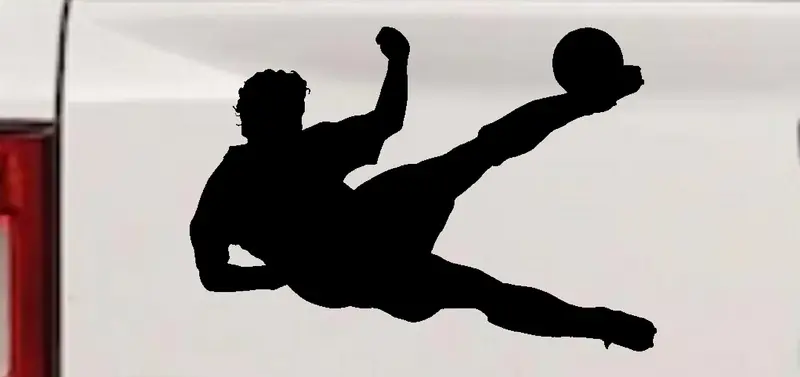 Soccer Player Decal for Car Truck Windows Vinyl Sticker