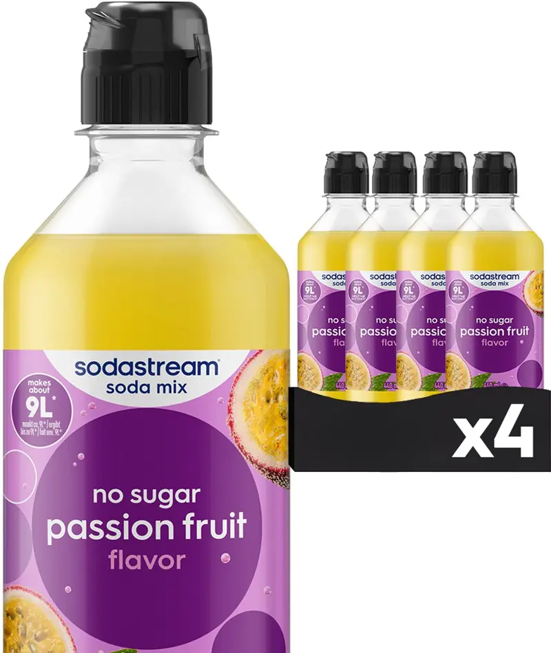 Sodastream passion fruit zero siroop 4 x 440ml