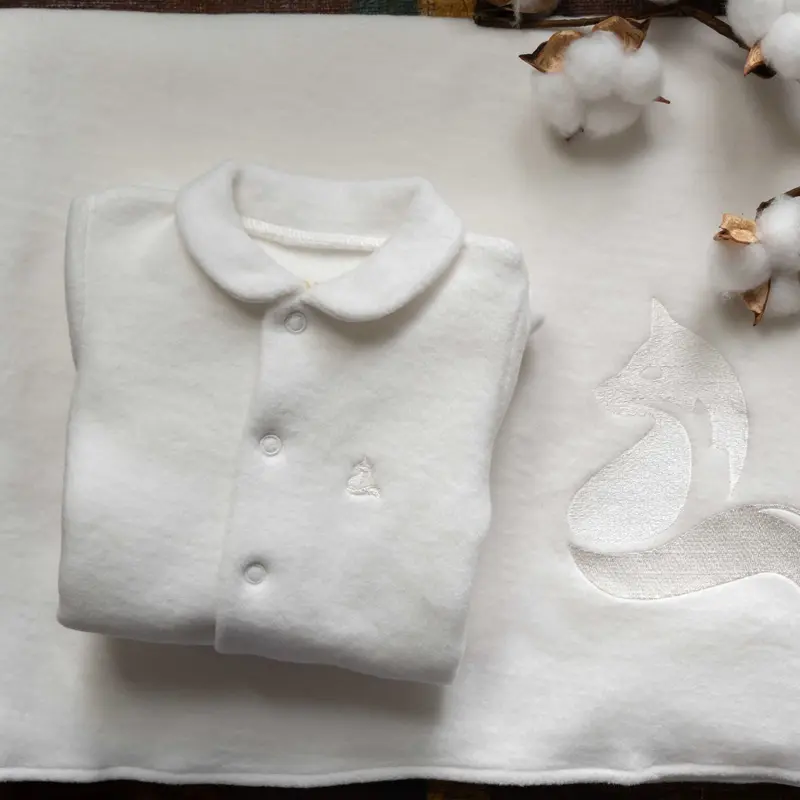 Soft Long-Sleeve Baby Sleepsuit