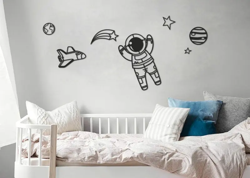 Space | Figura geométrica | Decoración pared | Hecha en madera