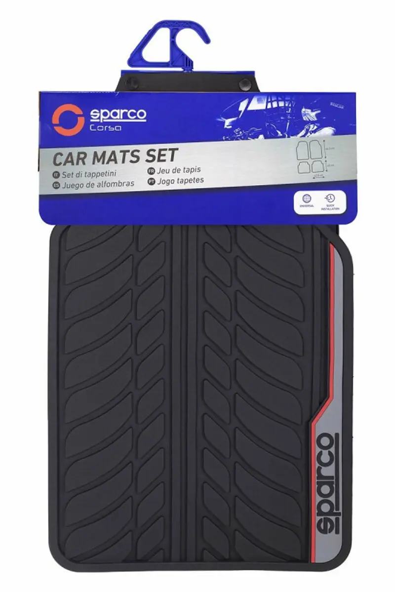 Sparco vloermattenset voor auto f507 universeel