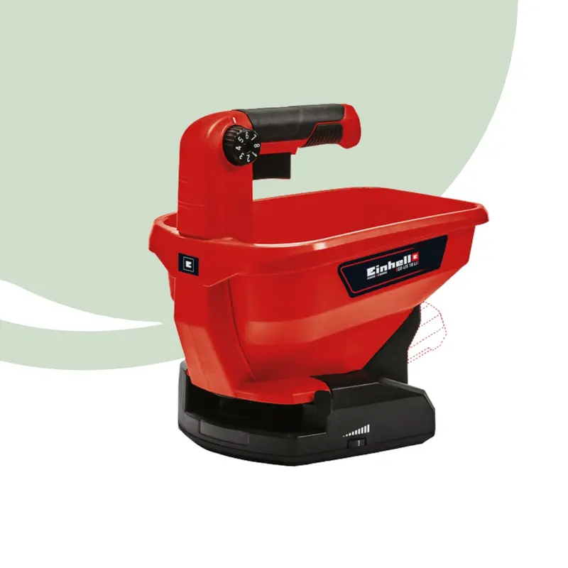 Spargitore a batteria GE-US 18 Li Solo - Spargitore da giardino