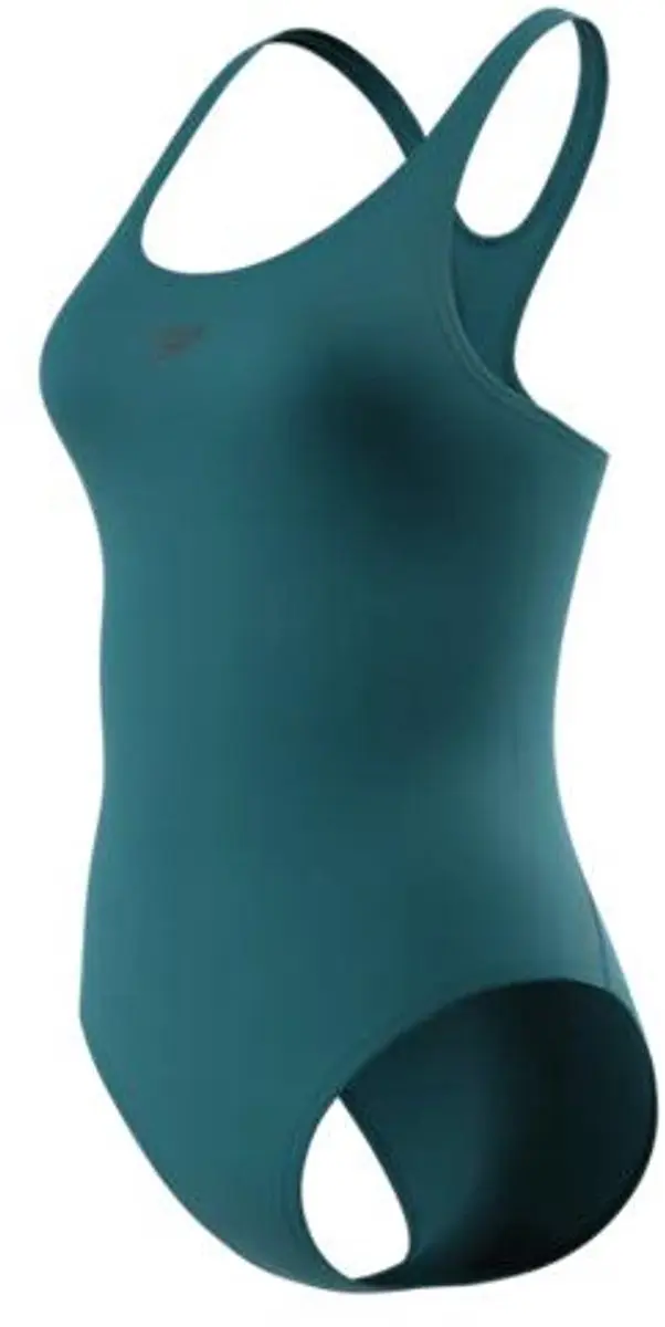 Speedo end+ medalist 1p dames - chloorbestendig sportbadpak dames - kleurvast badpak dames met medalist-rug - zwempak dames volwassenen - groen - 44