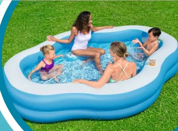 Splashview 270 x 198 cm - Piscina gonfiabile per famiglie