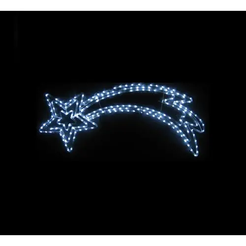 Stella Cometa Natalizia Tripla Luminosa 228 Led 117 cm