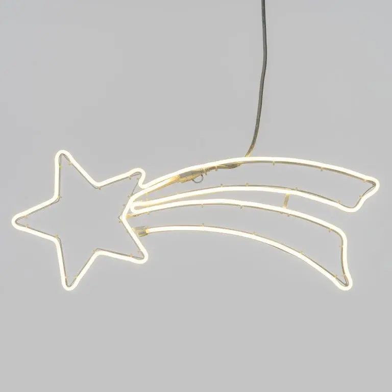 Stella cometa Neon 360 Led 70 cm Bianco Classico