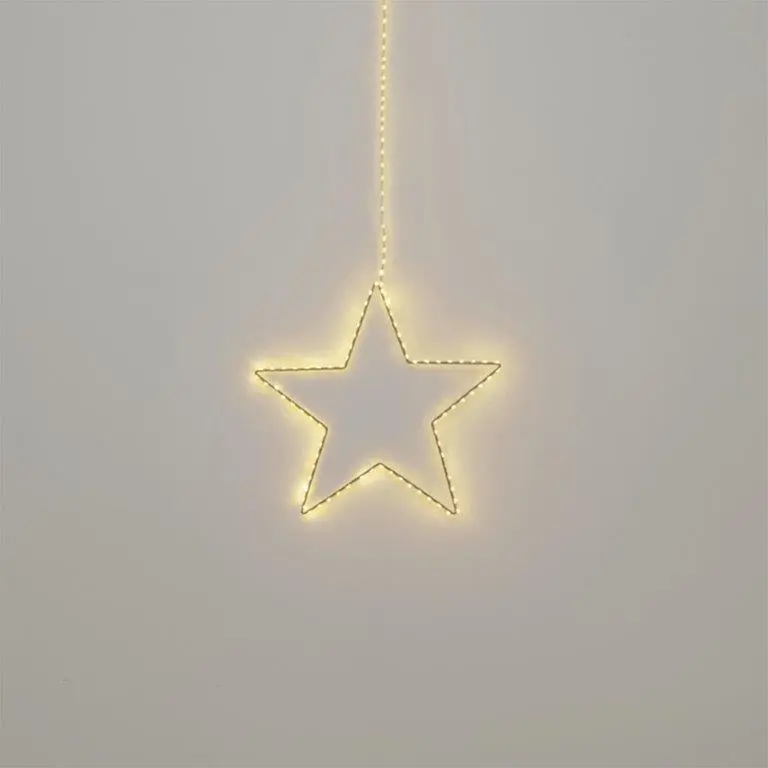 Stella Metal - Stella di Natale luminosa per esterno