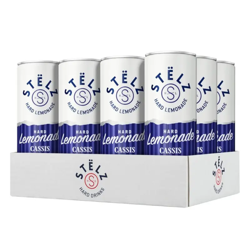 Stelz hard lemonade cassis blik (12x25 cl)