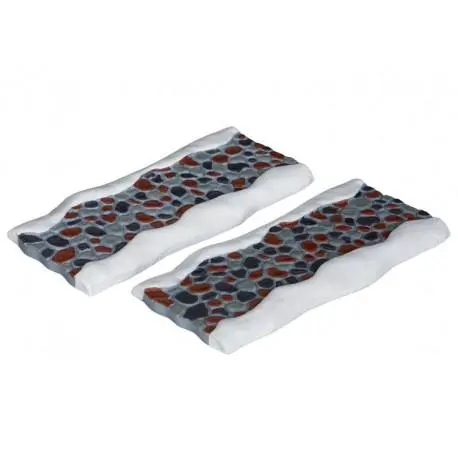 Stone Road - Straight Set 2 Pezzi (cod. 34644) - Vialetti in pietra Lemax