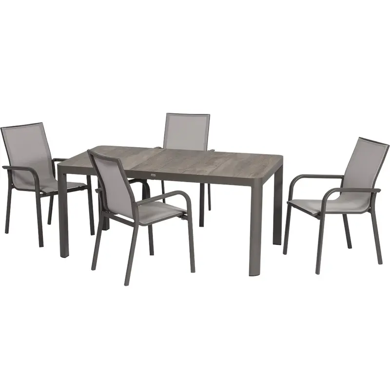 Stone - Set pranzo da giardino 4/6 posti