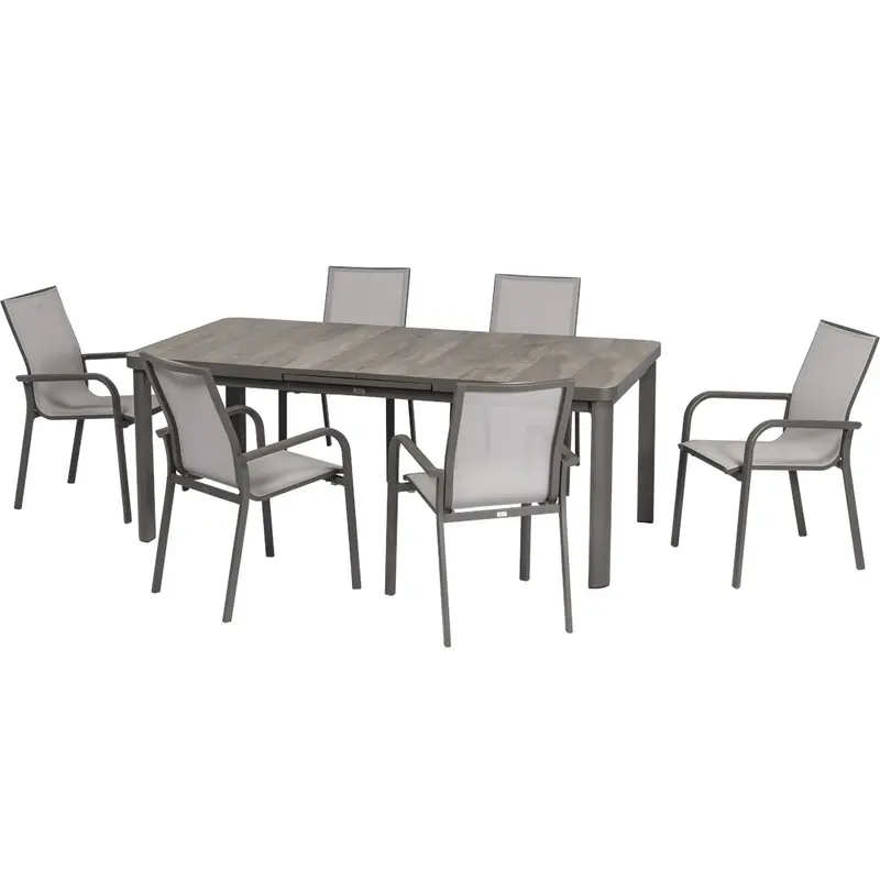 Stone - Set pranzo da giardino 6/8 posti