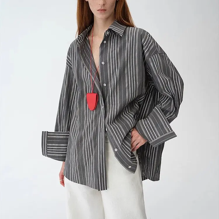 Striped Fantasy Two-Way Shirt