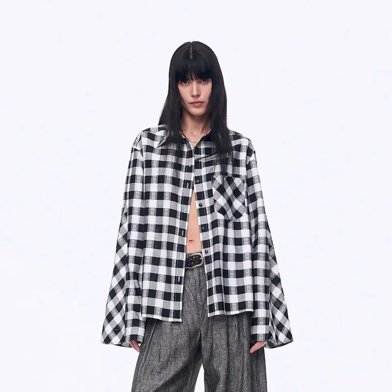 Style Diary Jacquard Check Shirt