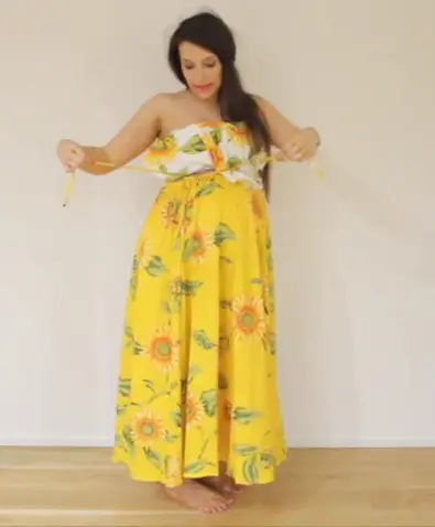 Sunflower Maternity Skir