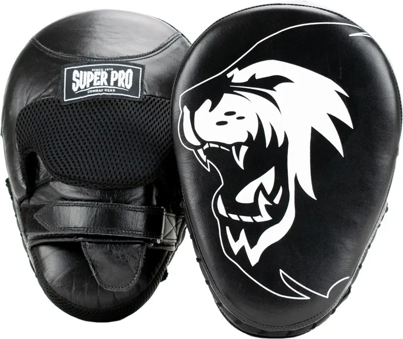 Super pro combat gear handpads curved leder