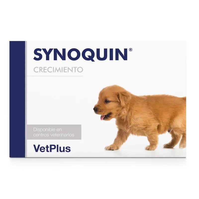 Synoquin EFA VetPlus – Suplemento Articular para Perros Cachorros en Crecimiento | 60 Comprimidos
