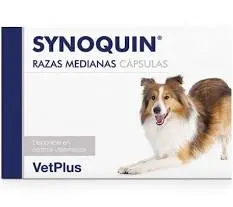 Synoquin EFA VetPlus – Suplemento Articular para Perros Medianos | 120 Cápsulas