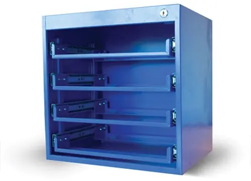 Systec ladesysteem voor 4 stalen koffers 400x400x300 - 8960.60.90100