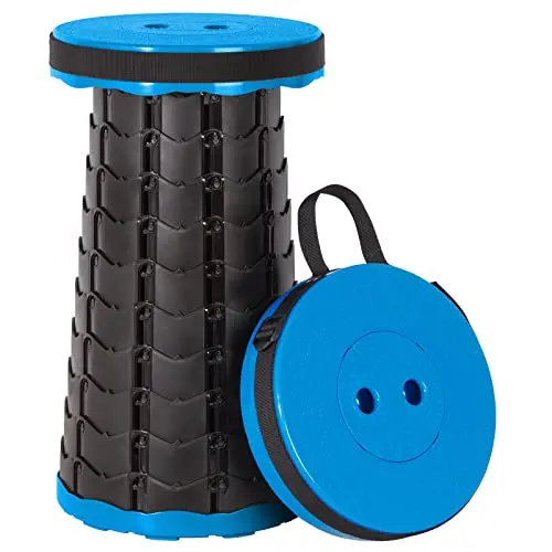 Tabouret Télescopique Portable (Bleu Noir)