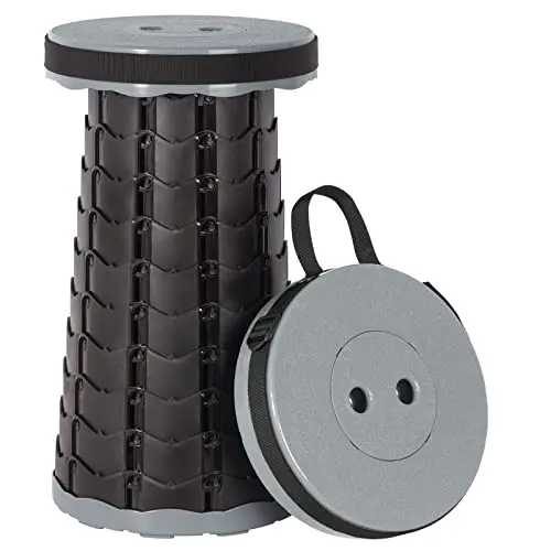 Tabouret Télescopique Portable (Gris Noir)