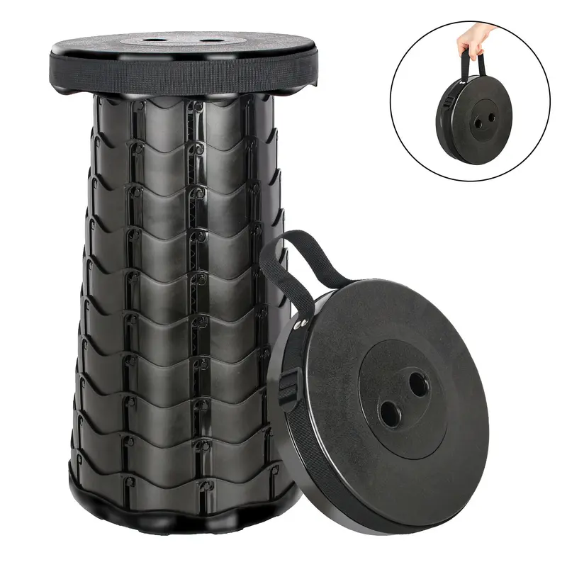 Tabouret Télescopique Portable (Noir)