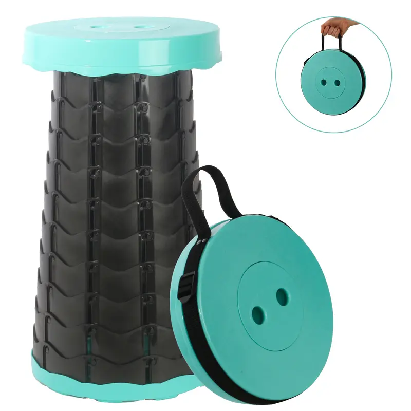 Tabouret Télescopique Portable (Vert Noir)