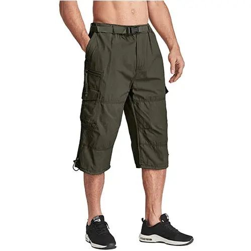 Tactical Cargo Capri Pants