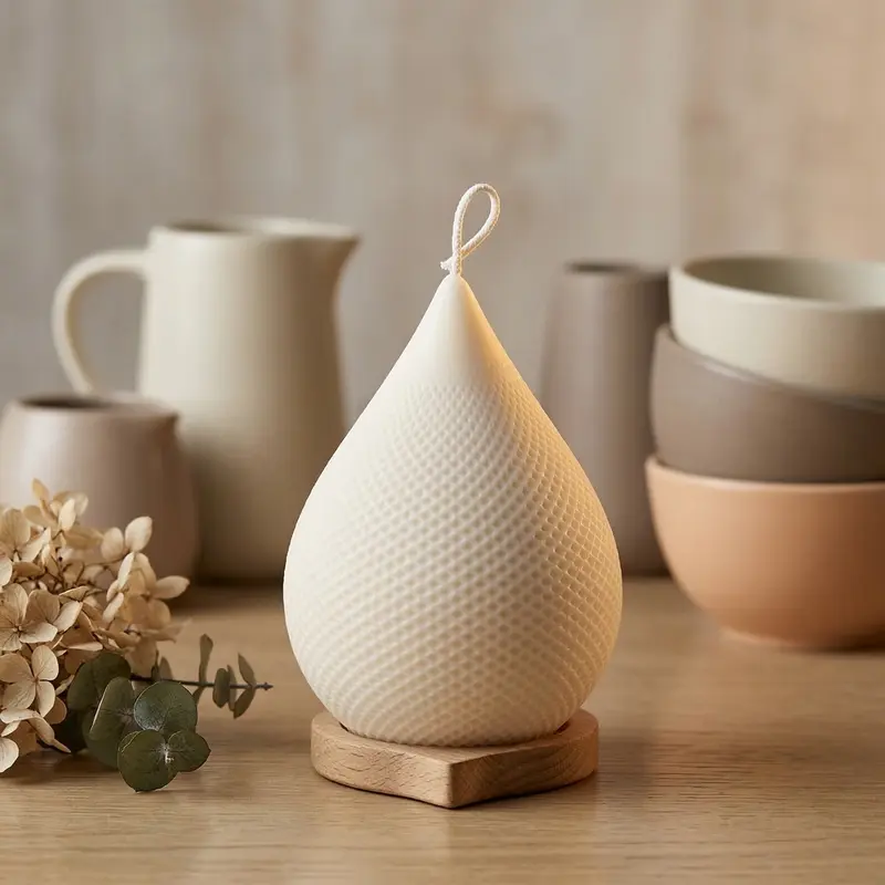 Teardrop Candle | Home Decor Accent