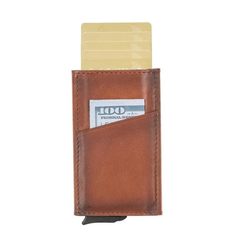 Telluride Leather Pop-Up Cardholder