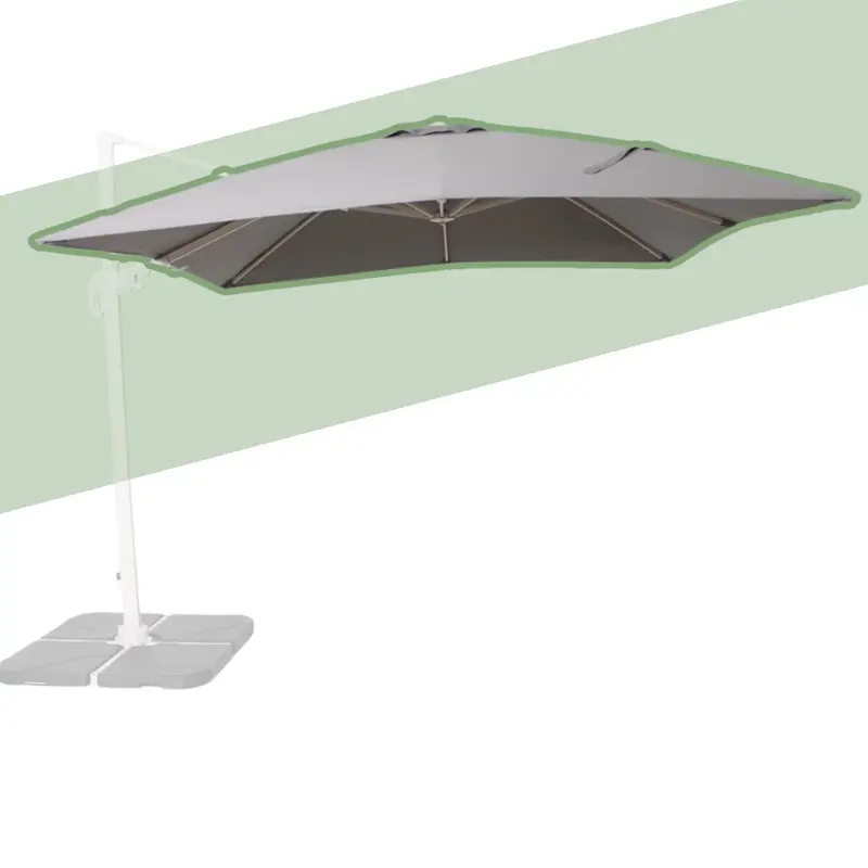 Telo di Ricambio per Ombrellone Sanremo Special 3x3 m colore Taupe