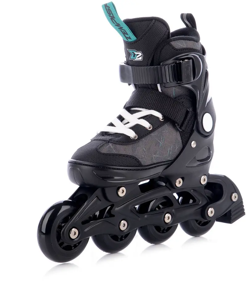 Tempish dasty 2 skeelers - inline skates - verstelbaar - zwart - maat 40-43