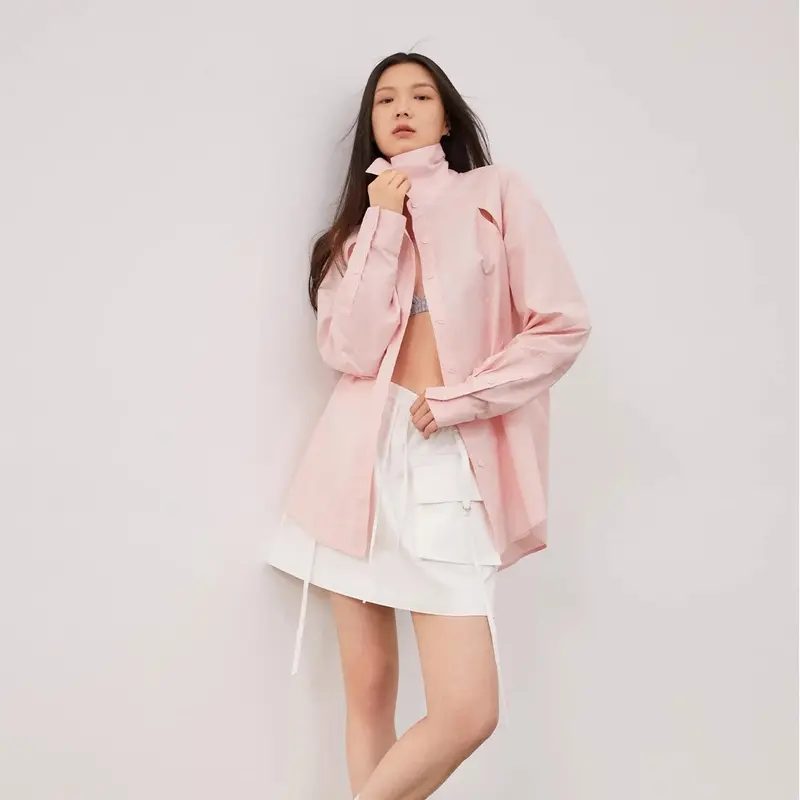 Tencel Jacquard Striped Shirt Jacket
