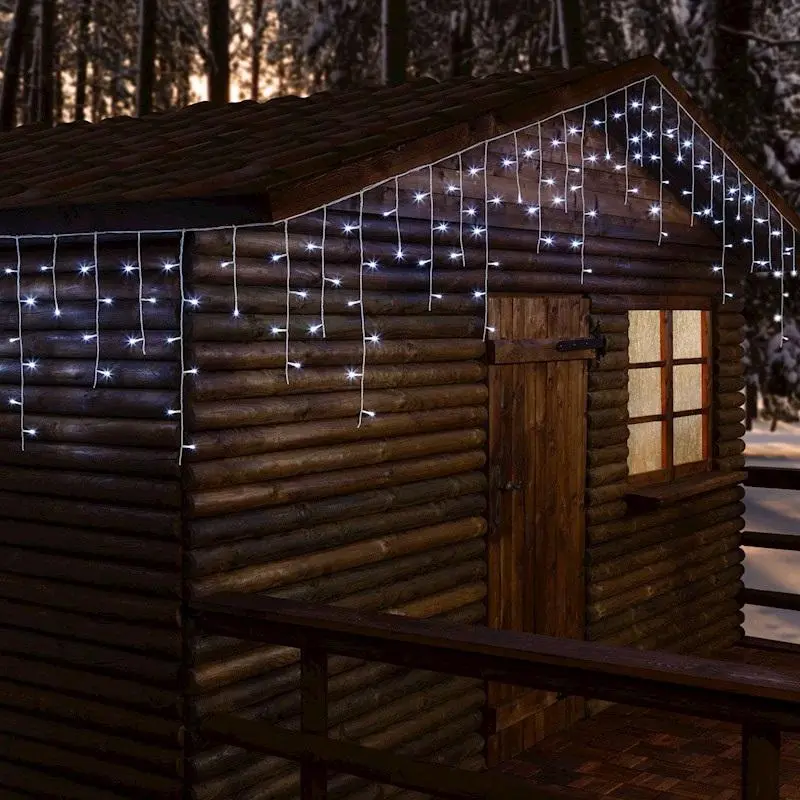 Tenda effetto ghiaccio 120 LED con giochi di luce