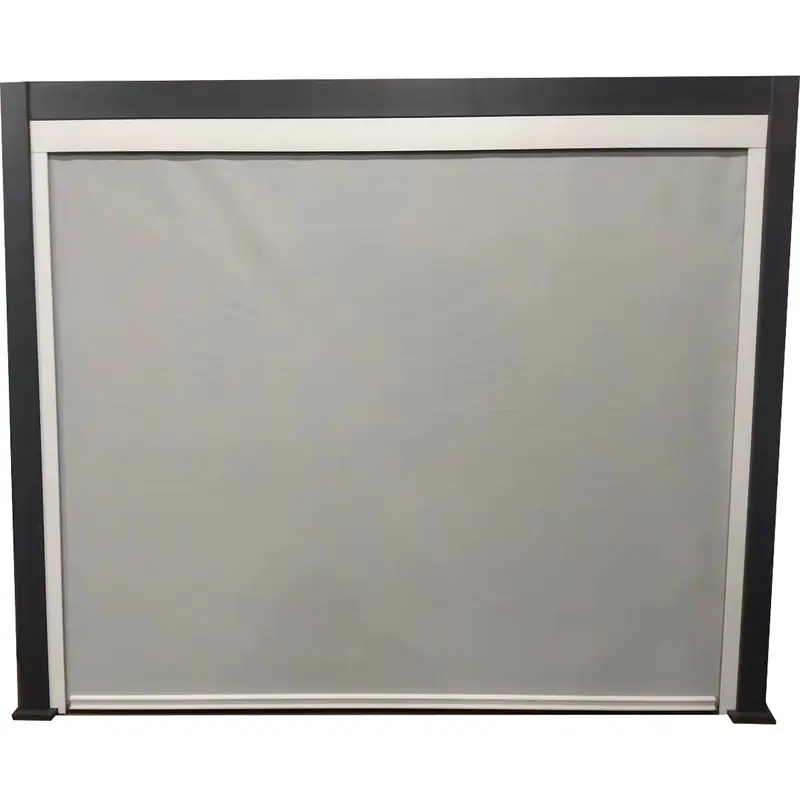 Tenda laterale bianca da 4 m per pergola Mirador