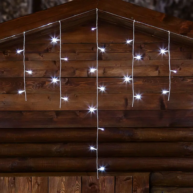 Tenda Led a cascata - Decorazioni luminose natalizie