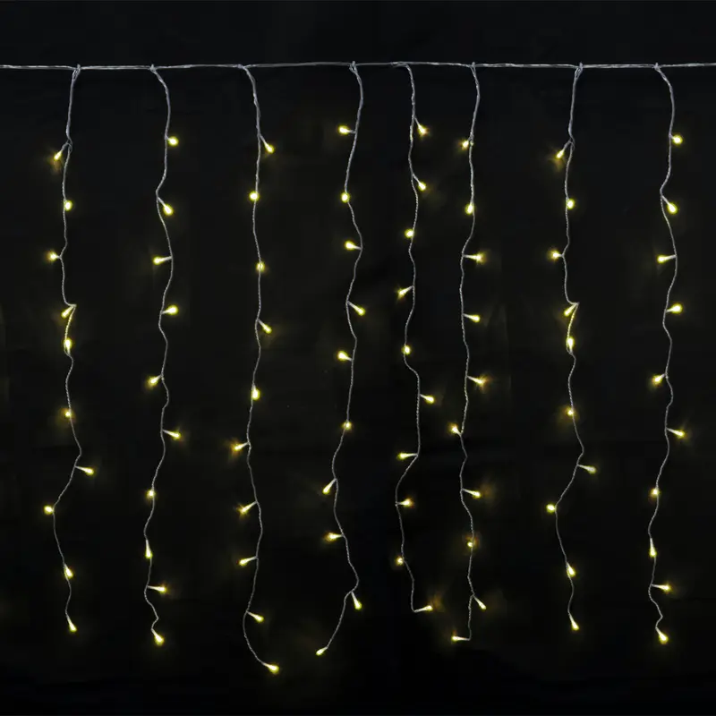 Tenda natalizia 400 LED - Tenda luminosa a cascata prolungabile