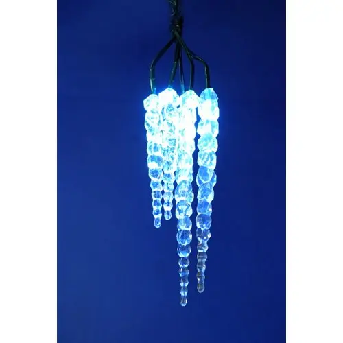 Tenda Natalizia Luminosa 40 Ghiaccioli a Led Effetto Stalattiti
