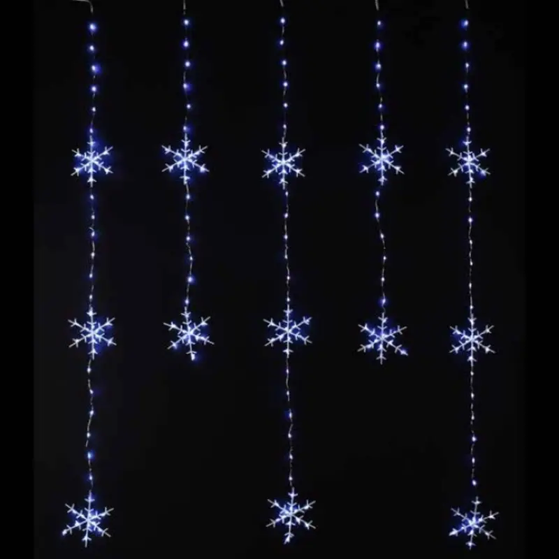 Tenda Nevicata Luminosa - Tende LED natalizie