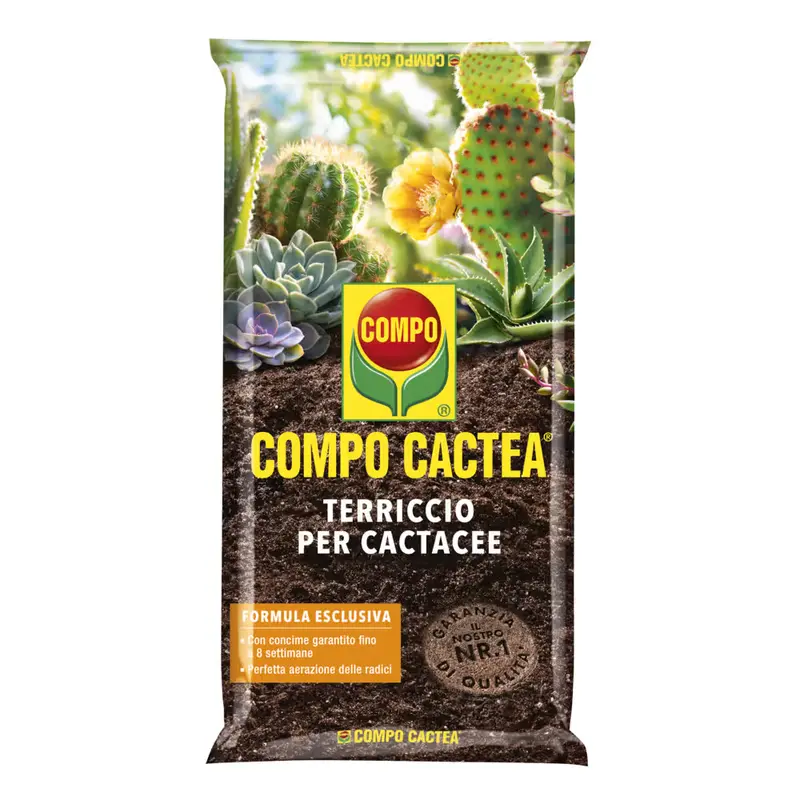 Terriccio Compo cactea per cactacee e piante grasse