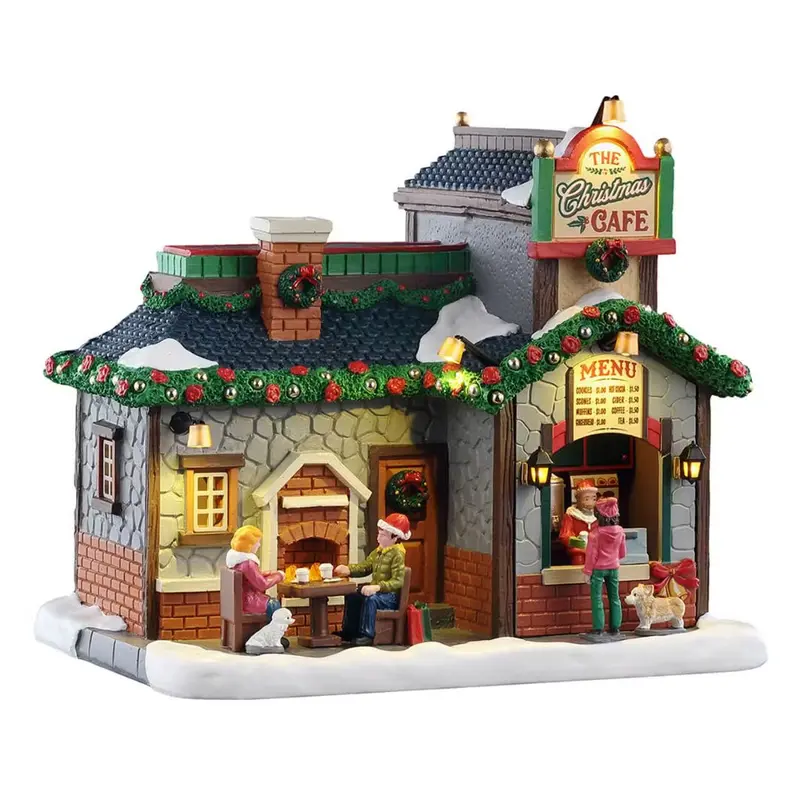 The Christmas Cafè (cod. 55313) - Cafè natalizio luminoso Lemax