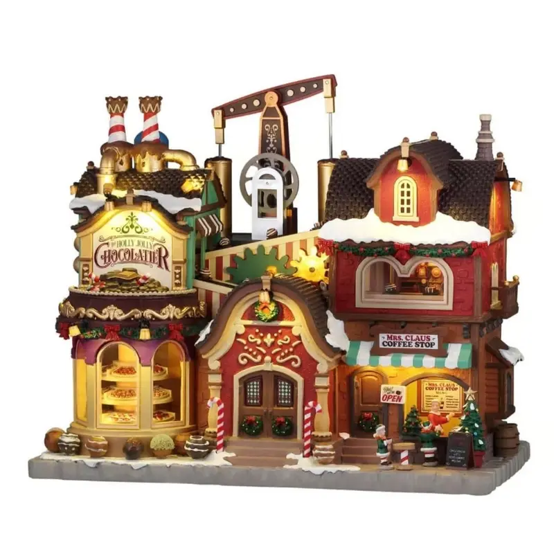 The holly jolly chocolatier & Mrs. Claus coffee shop (cod. 65521) - Lemax