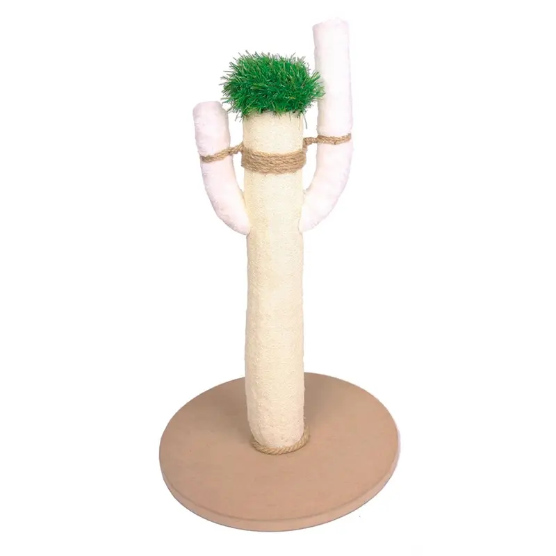 TIRAGRAFFI A COLONNA PER GATTI CACTUS 32x32x56 CM