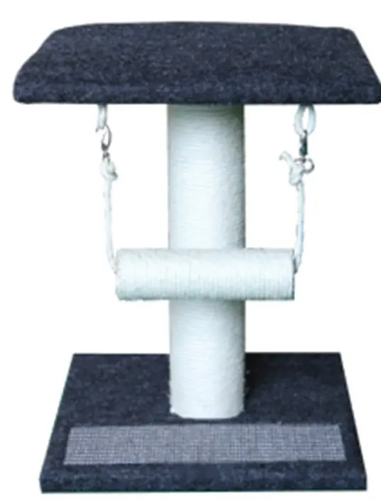 TIRAGRAFFI A TORRE PER GATTI 2 PIANI SWING 35X35X42