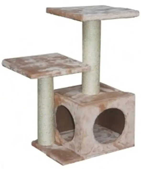 TIRAGRAFFI A TORRE PER GATTI 2 POLE 30X40X67 CM