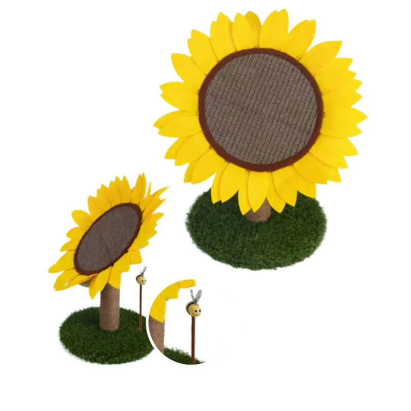 Tiragraffi Girasole per gatti 30x30x45 cm