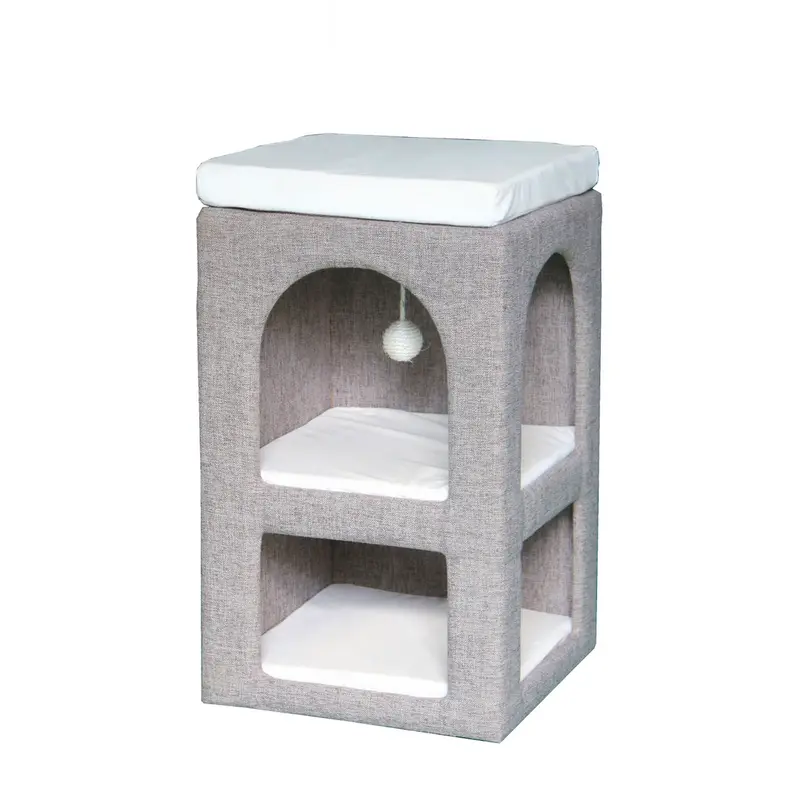 Tiragraffi grigio - Cuccia tiragraffi