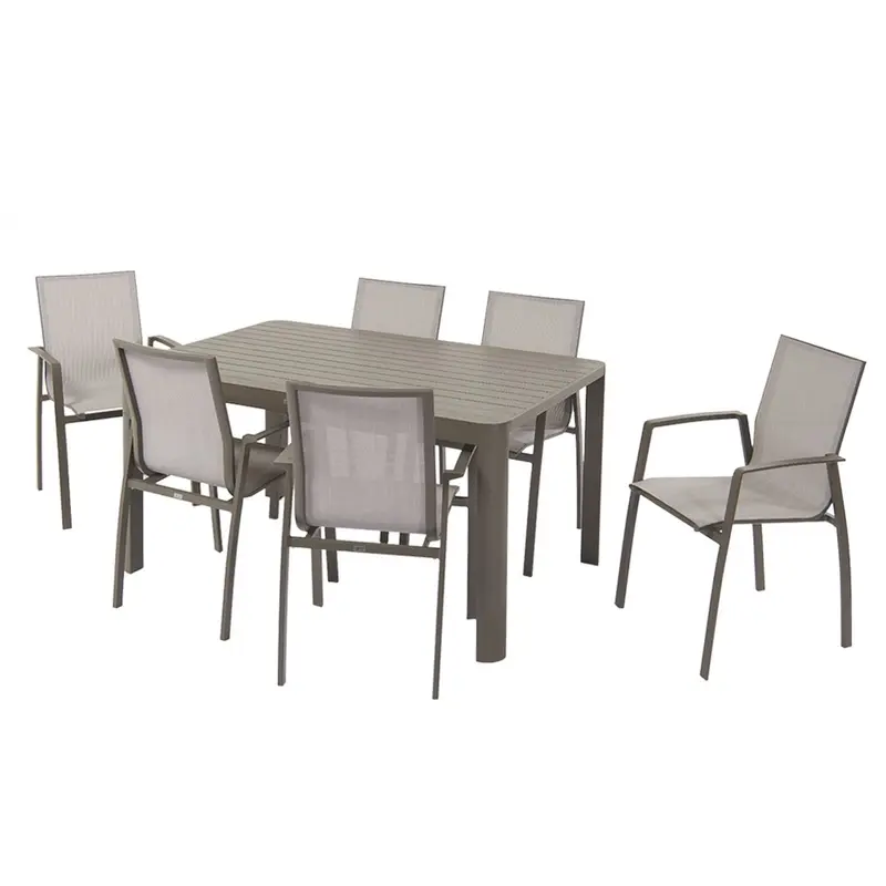 Tommy - Set pranzo da giardino 4/6 posti